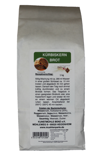 Kürbiskern-Brotbackmischung